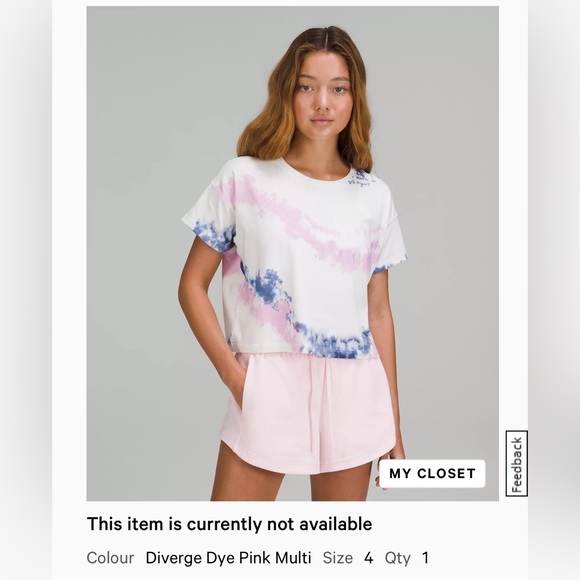 lululemon athletica Tops - NEW LULULEMON CATES TEE